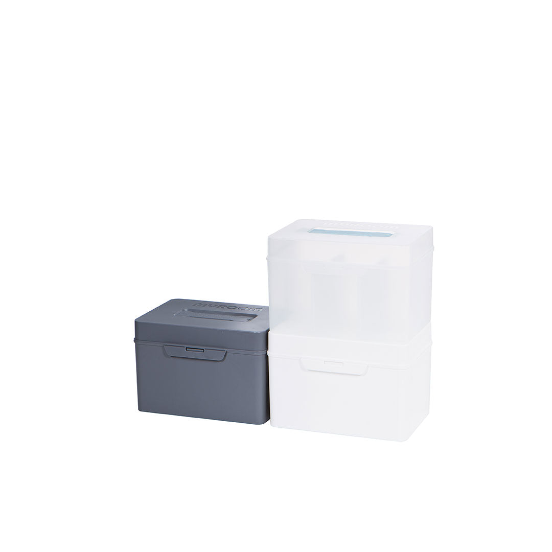 Litem My Cube Multi Utility Storage Box with Lid - Smog