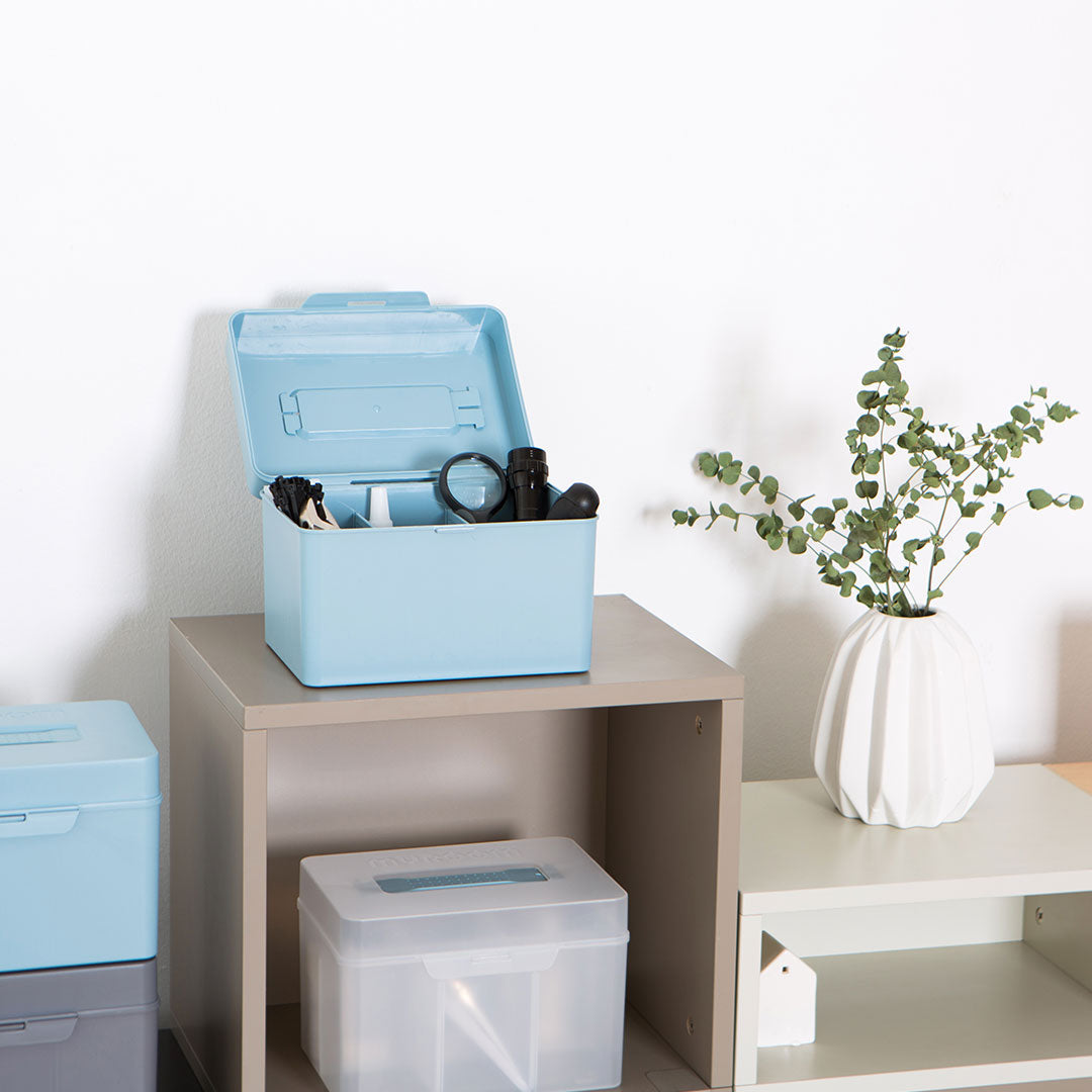 Litem My Cube Multi Utility Storage Box with Lid - Smog