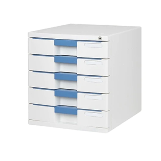Sysmax | Lockable File Cabinet | 5 Drawers | Blue |New Max | For Office School  & Hospital