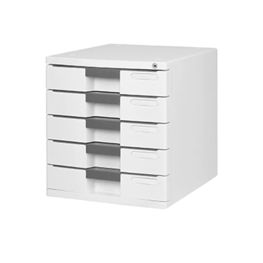 Sysmax | Lockable File Cabinet | 5 Drawers | Grey |New Max | For Office School  & Hospital