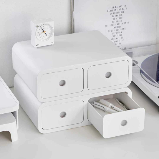 Sysmax | Storage Box | Monitor Stand | White | For Office & Home