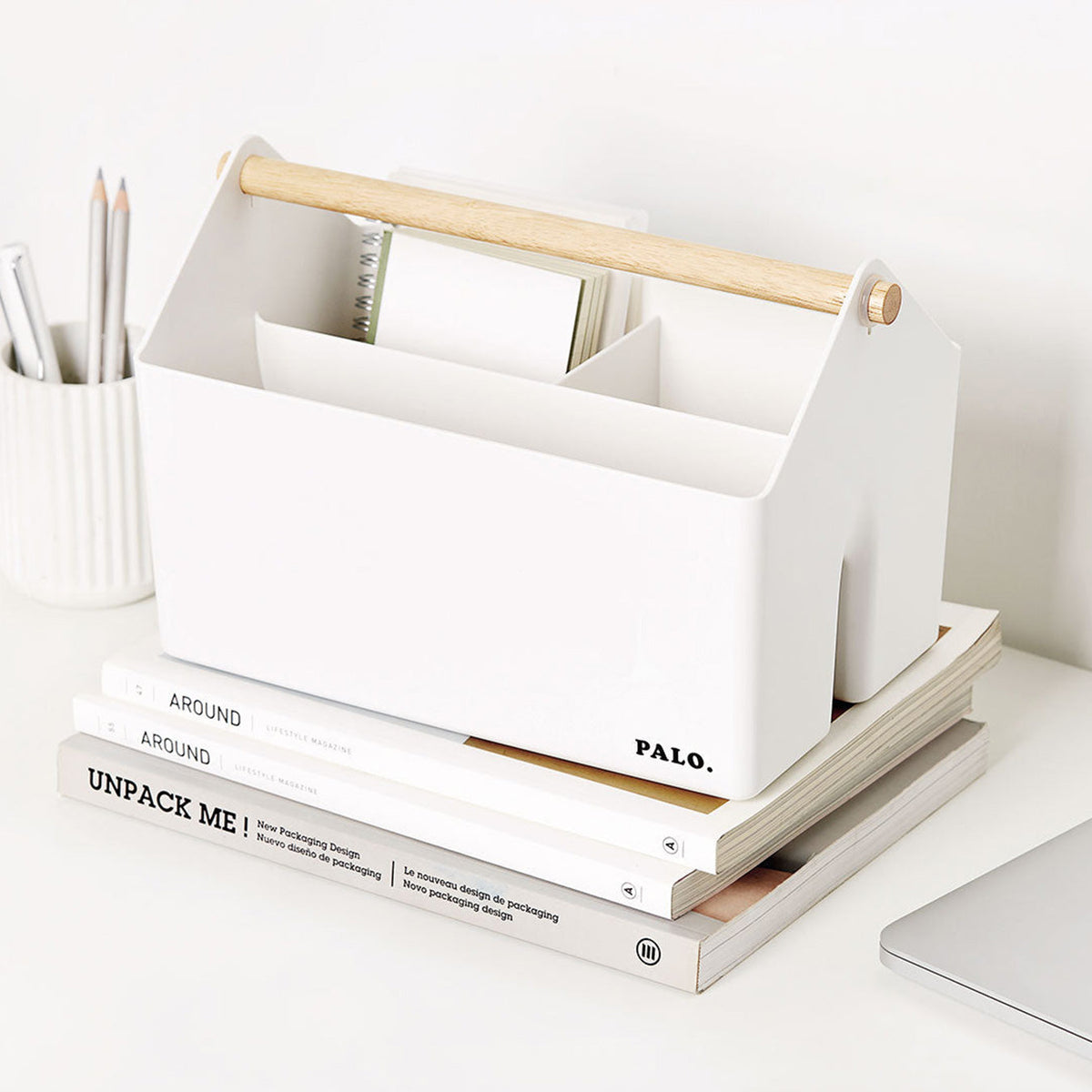 Litem Palo Multi Utility Storage Basket - Ivory
