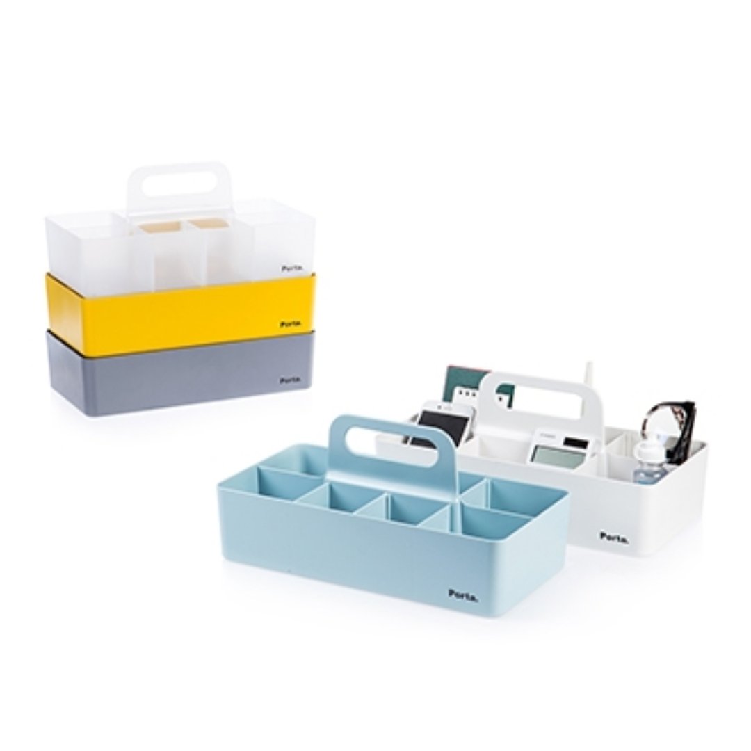 Litem Portable Stackable Porta Organizer - Ivory