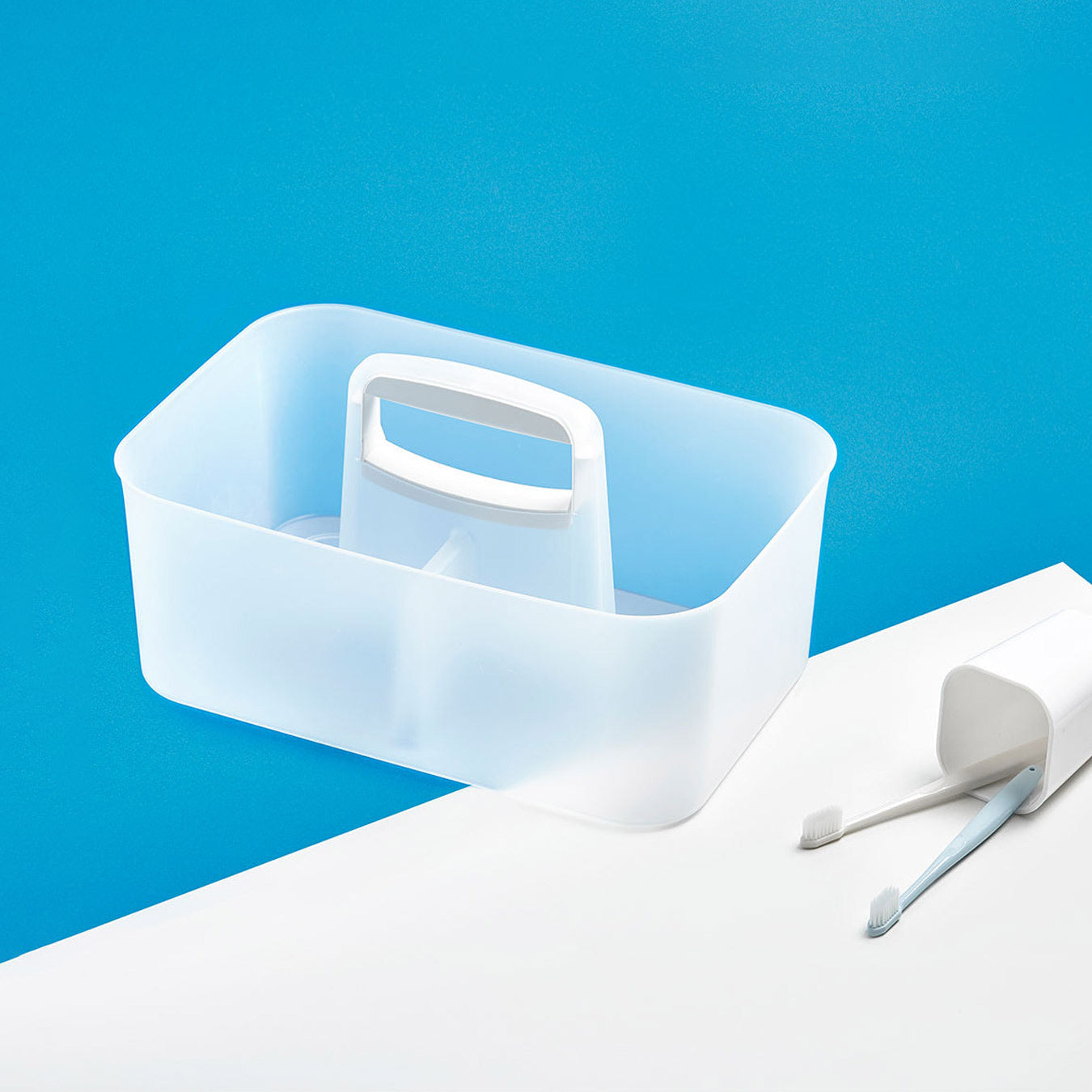 Litem Stackable Multipurpose Organizer Smog and Ivory