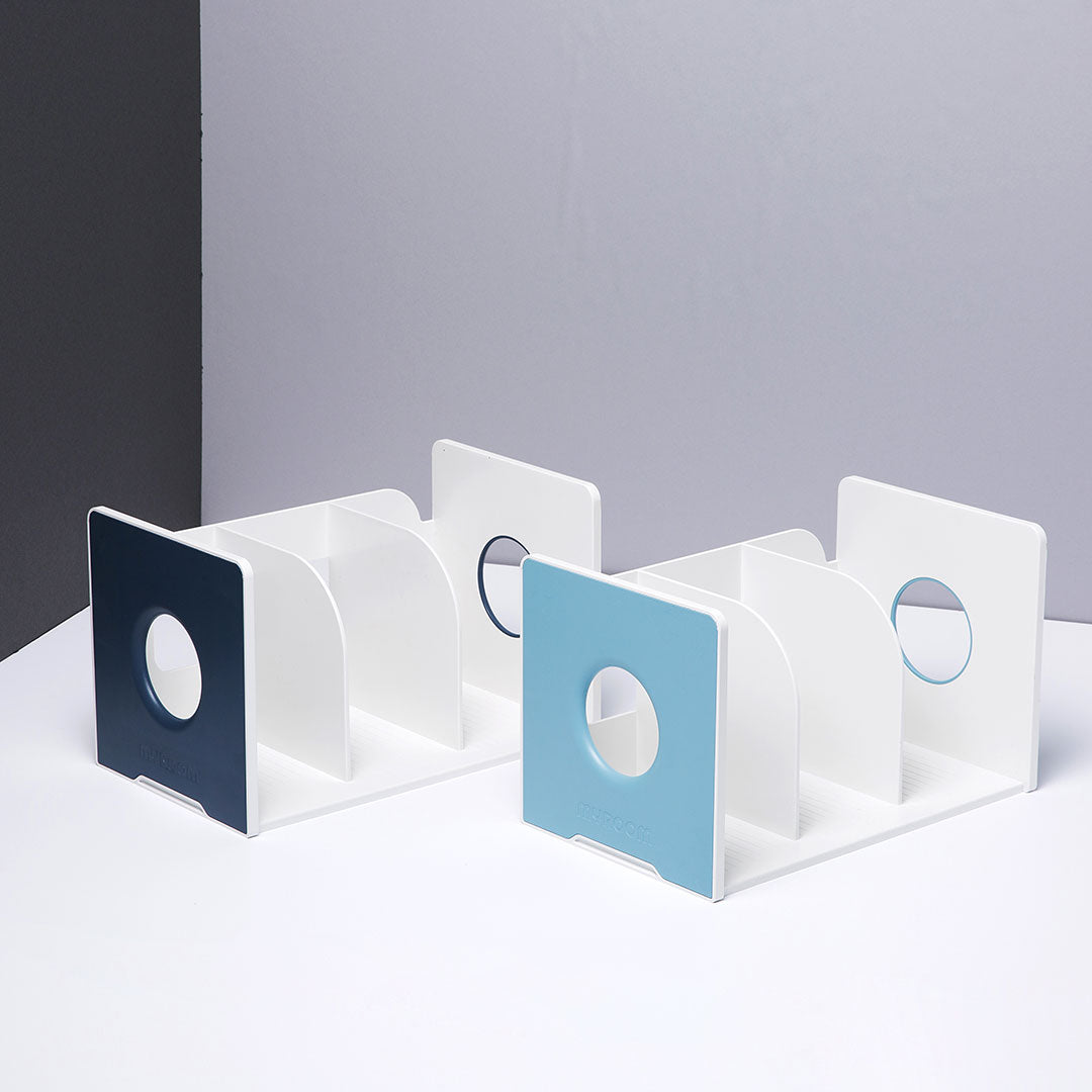 Litem | Book Rack with  3 Compartments | Organiser | Navy | My Room