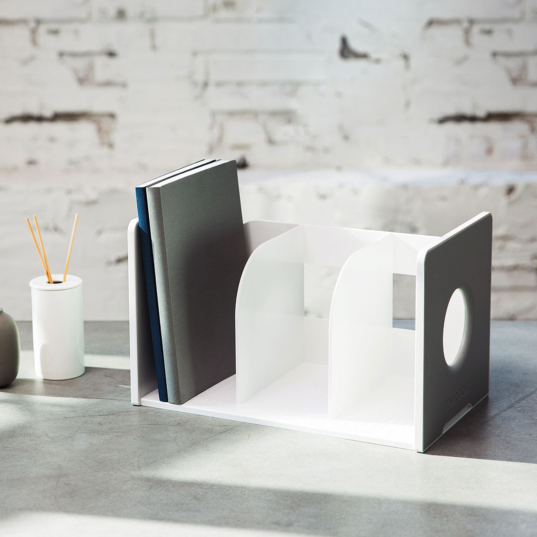 Litem | Book Rack with  3 Compartments | Organiser | Navy | My Room