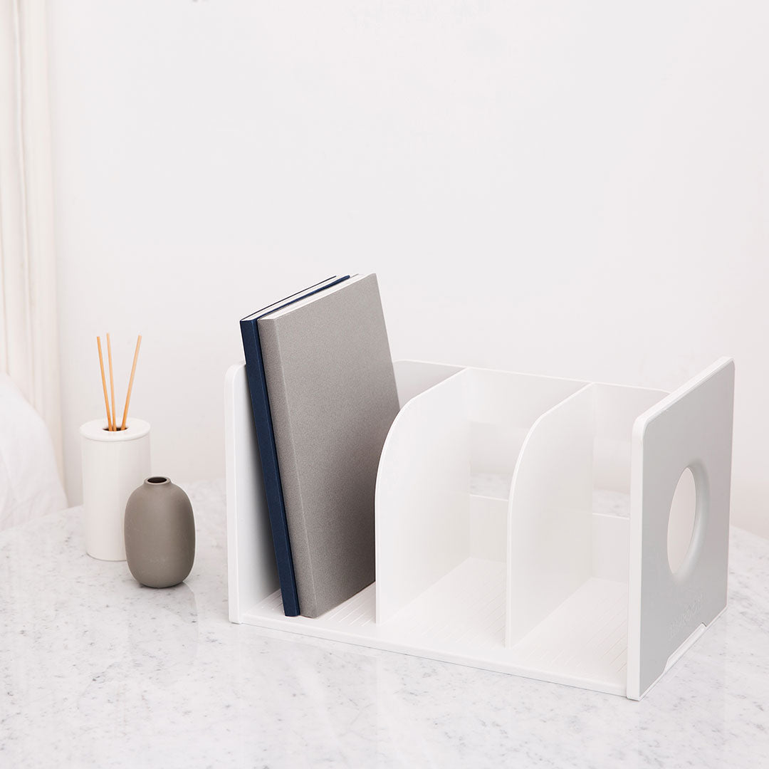 Litem Book Rack with 3 Compartments My Room - Cool Grey