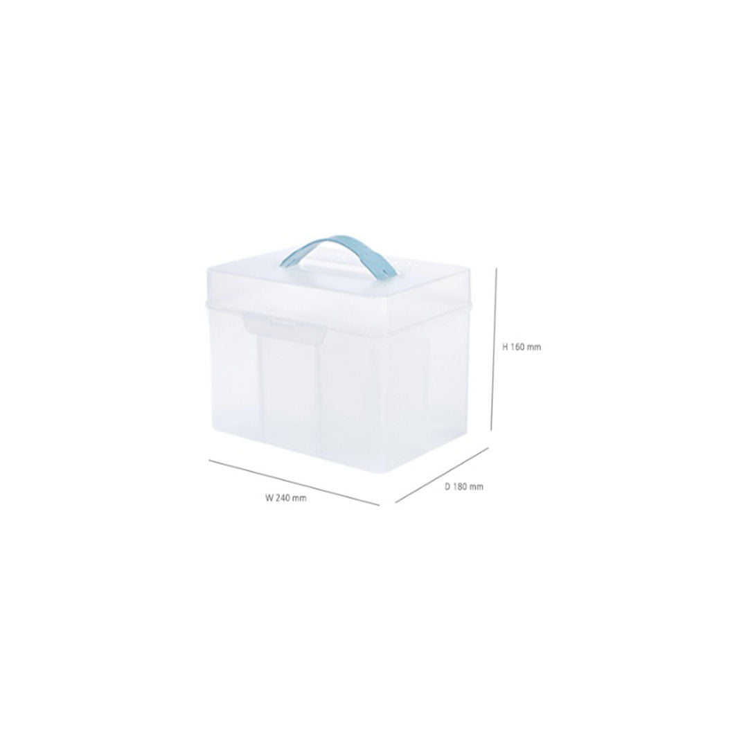 Litem My Cube Multi Utility Storage Box with Lid - Grey