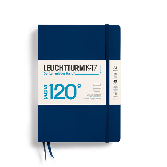 LEUCHTTURM1917 RULED NOTEBOOK EDITION 120 A5(203 Pages)-NAVY