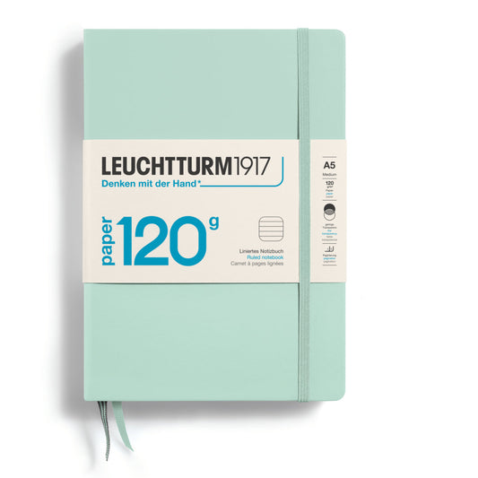LEUCHTTURM1917 RULED NOTEBOOK EDITION 120 A5(203 Pages)-MINT GREEN