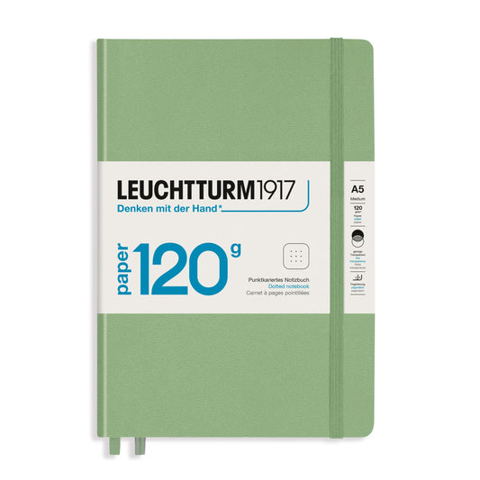 LEUCHTTURM1917 DOTTED NOTEBOOK EDITION 120 A5(203 Pages)-SAGE