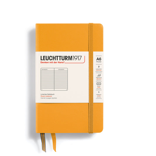 LEUCHTTURM1917 RULED NOTEBOOK A6 (187 Pages)-RISING SUN