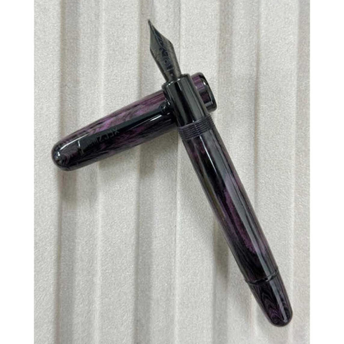 Penlux Elite Select Ebonite Purple Black Fountain Pen