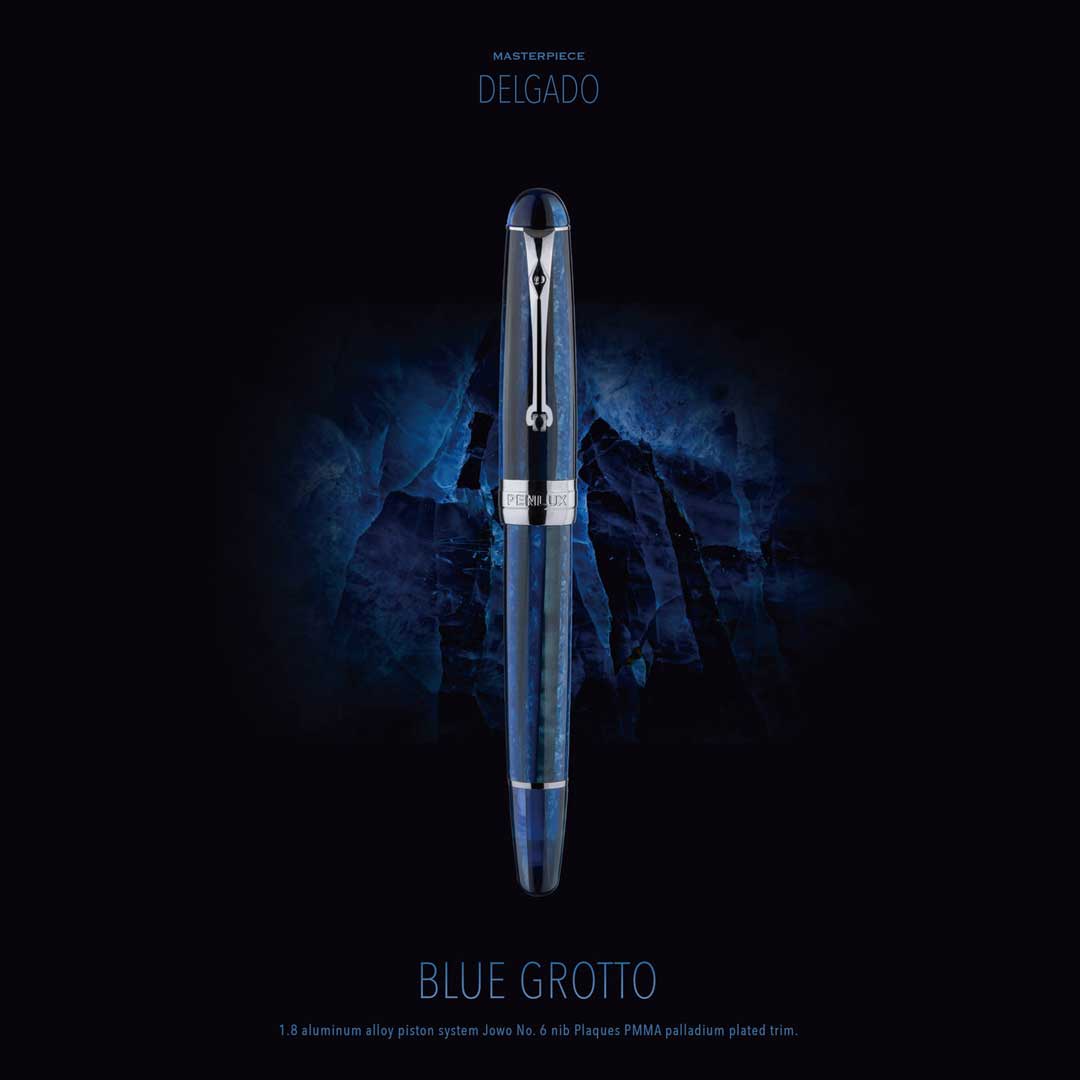 Penlux Masterpiece Delgado Blue Grotto Fountain Pen