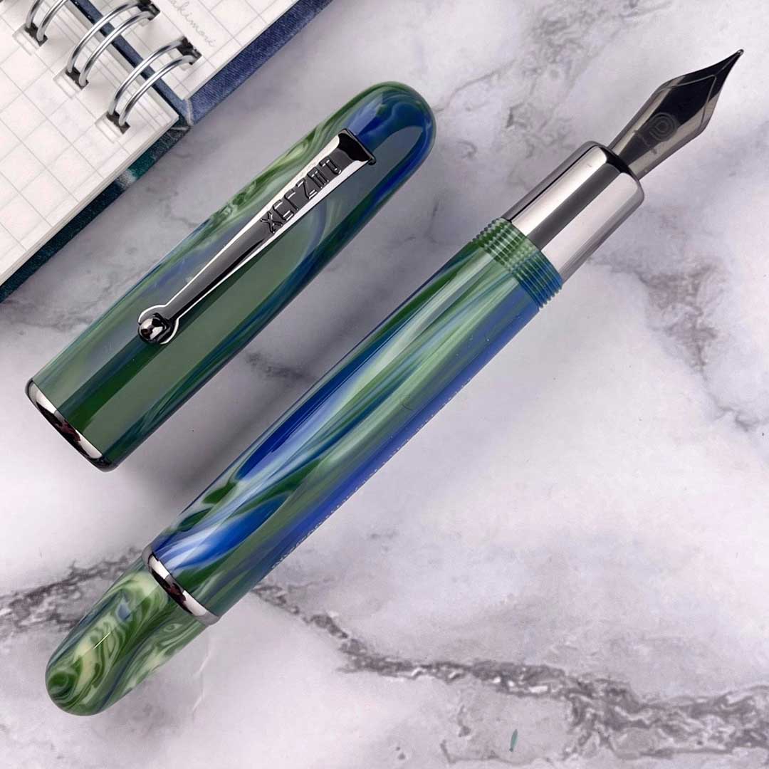 Penlux Elite The Green Earth Fountain Pen