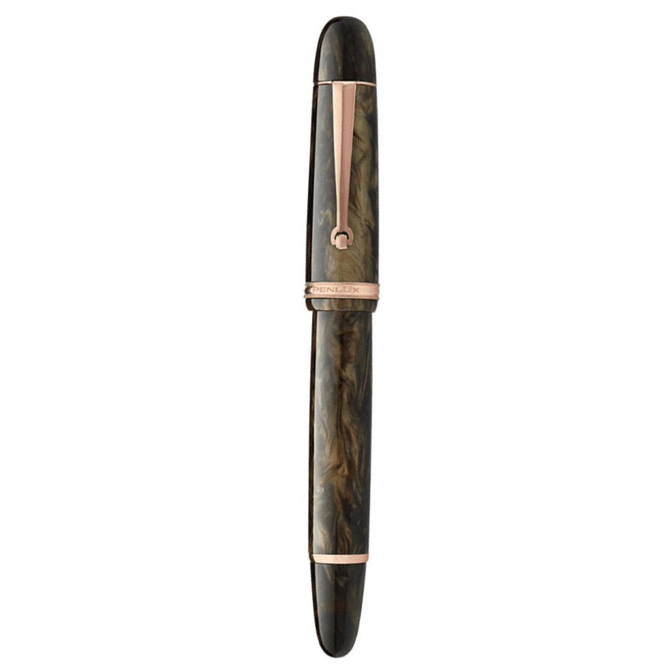 Penlux | Fountain Pen | Grande Brown Wave