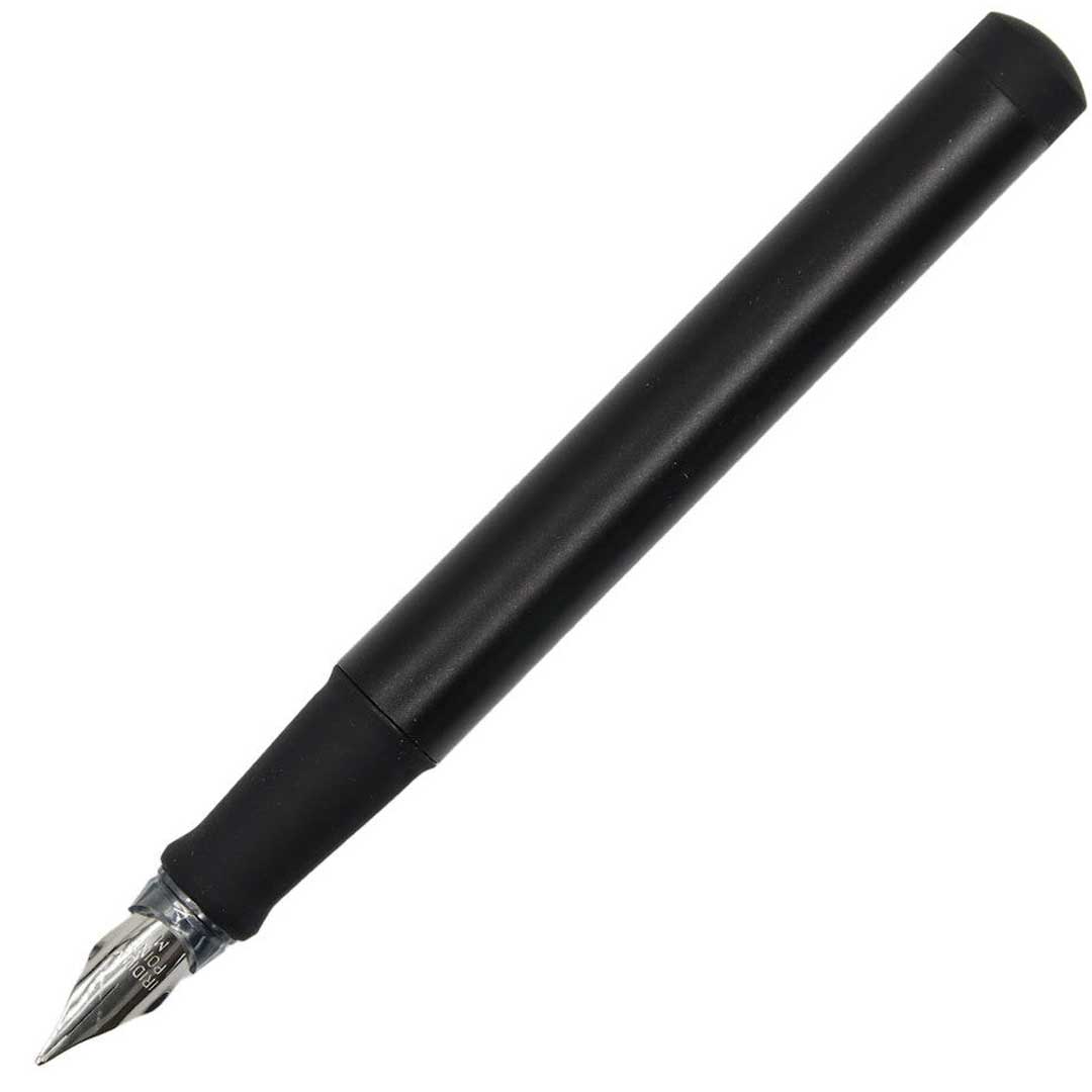 Penlux Junior Metallic Black Fountain Pen