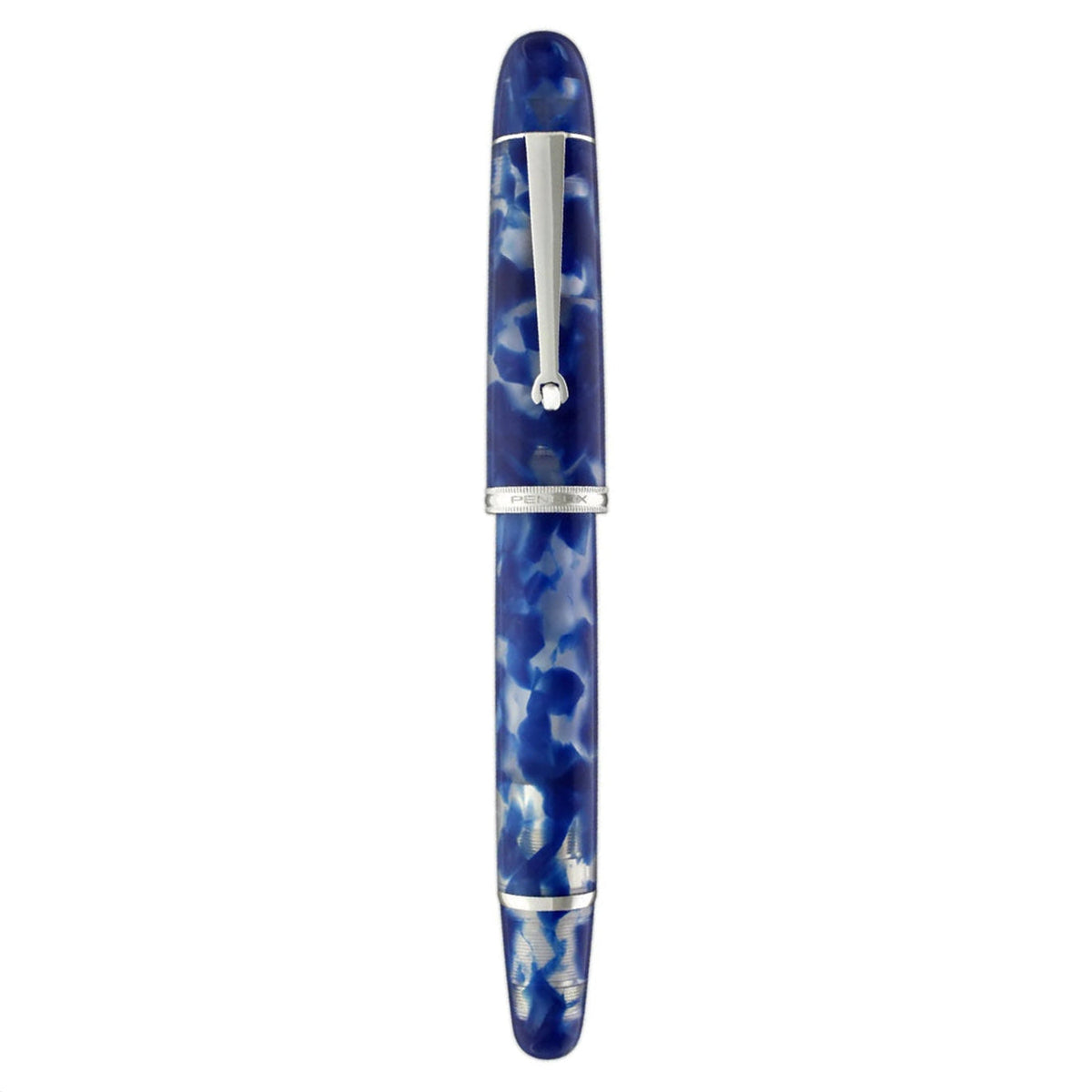 Penlux Koi King Blue White Fountain Pen