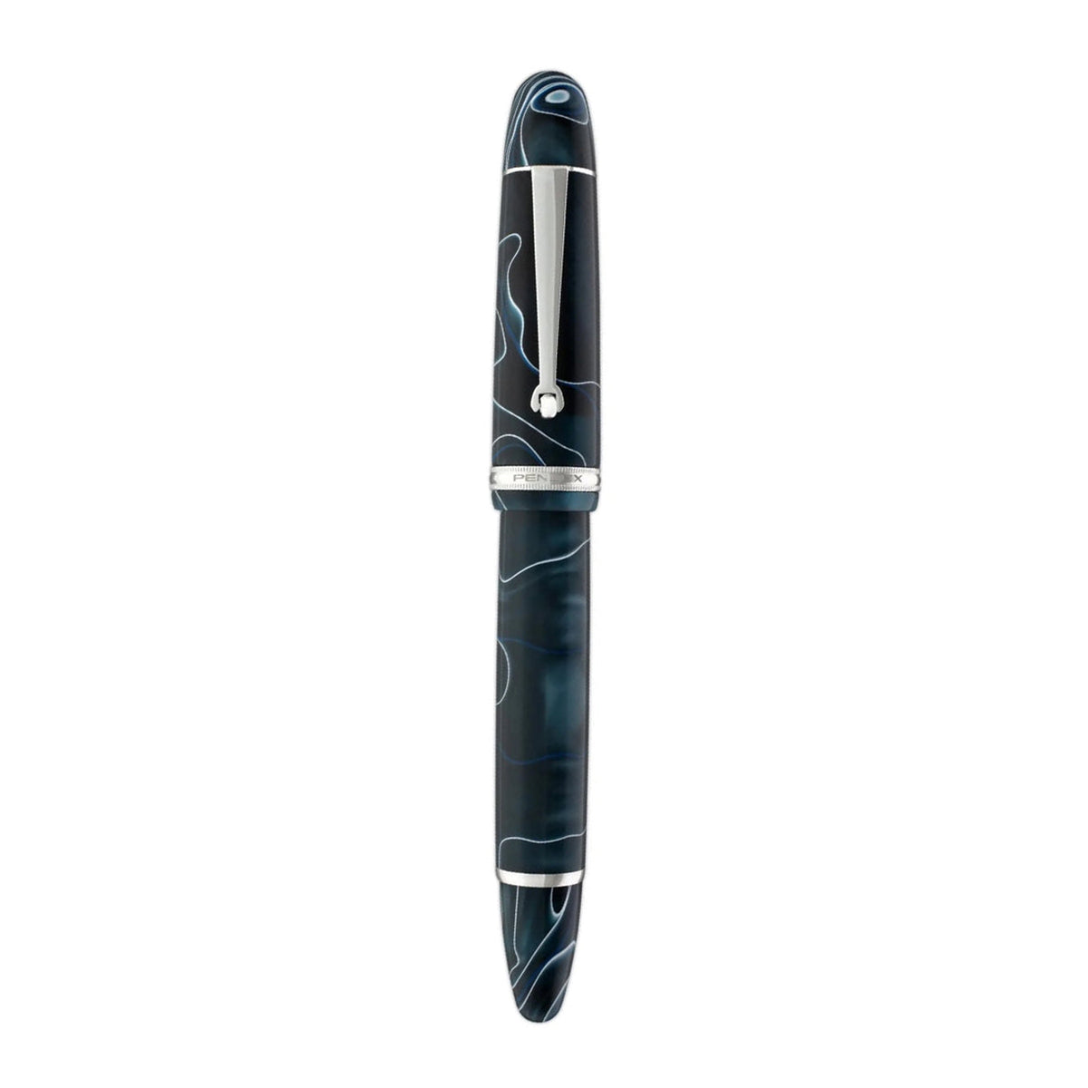 Penlux Masterpiece Grande Blue Swirl Fountain Pen
