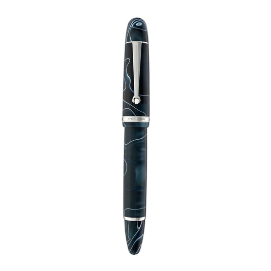Penlux Masterpiece Grande Blue Swirl Fountain Pen