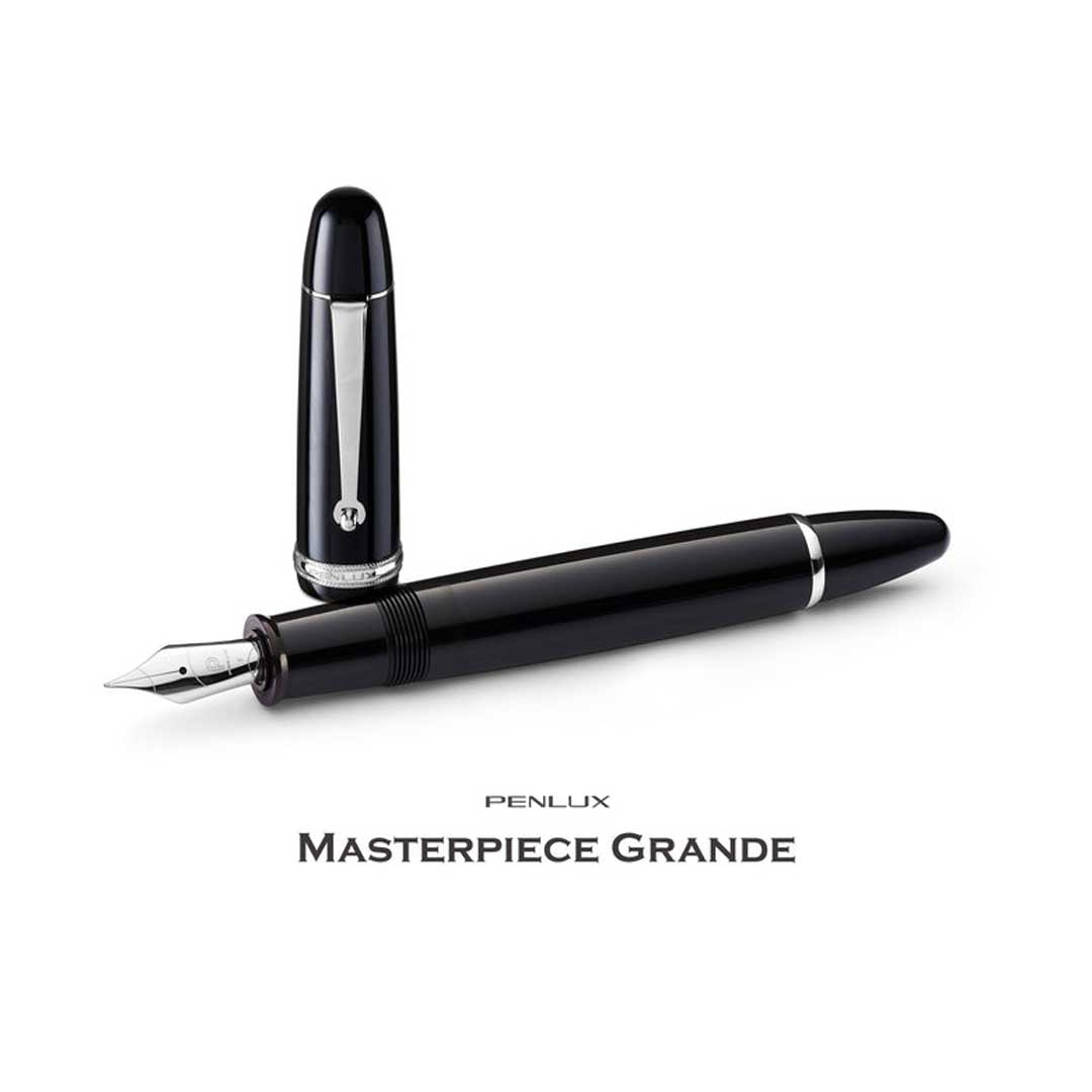 Penlux Masterpiece Grande Black Fountain Pen