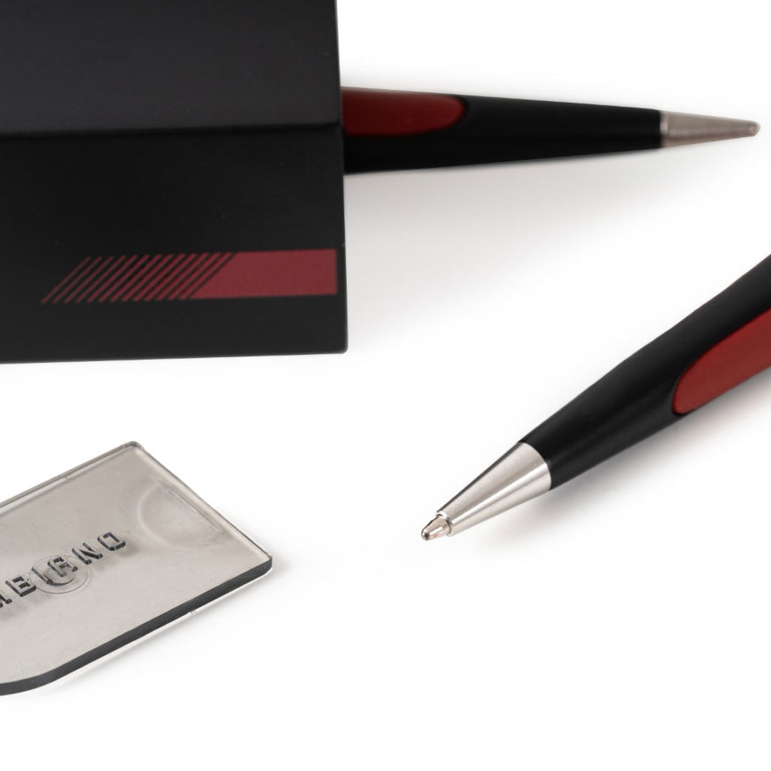Pininfarina | Cambiano Race | Blue | Ballpoint Pen | Racing Desk Stand