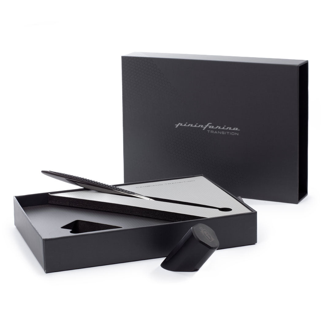 Pininfarina | Cambiano Transition Edition | Stylus with Ethergraf Tip | Inclined Desk Stand |