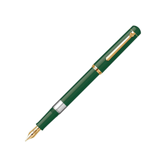 Scrikss 419 Medium Nib Fountain Pen - Dark Green GT