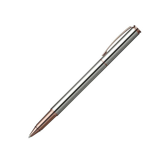 Scrikss 64 Series Rollerball Pen in Bronze Chrome on a white background