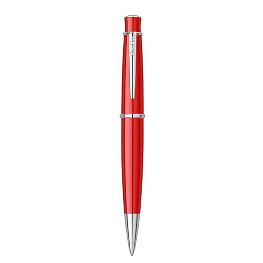 Scrikss Chic 62 Ballpoint Pen in Red CT on a white background