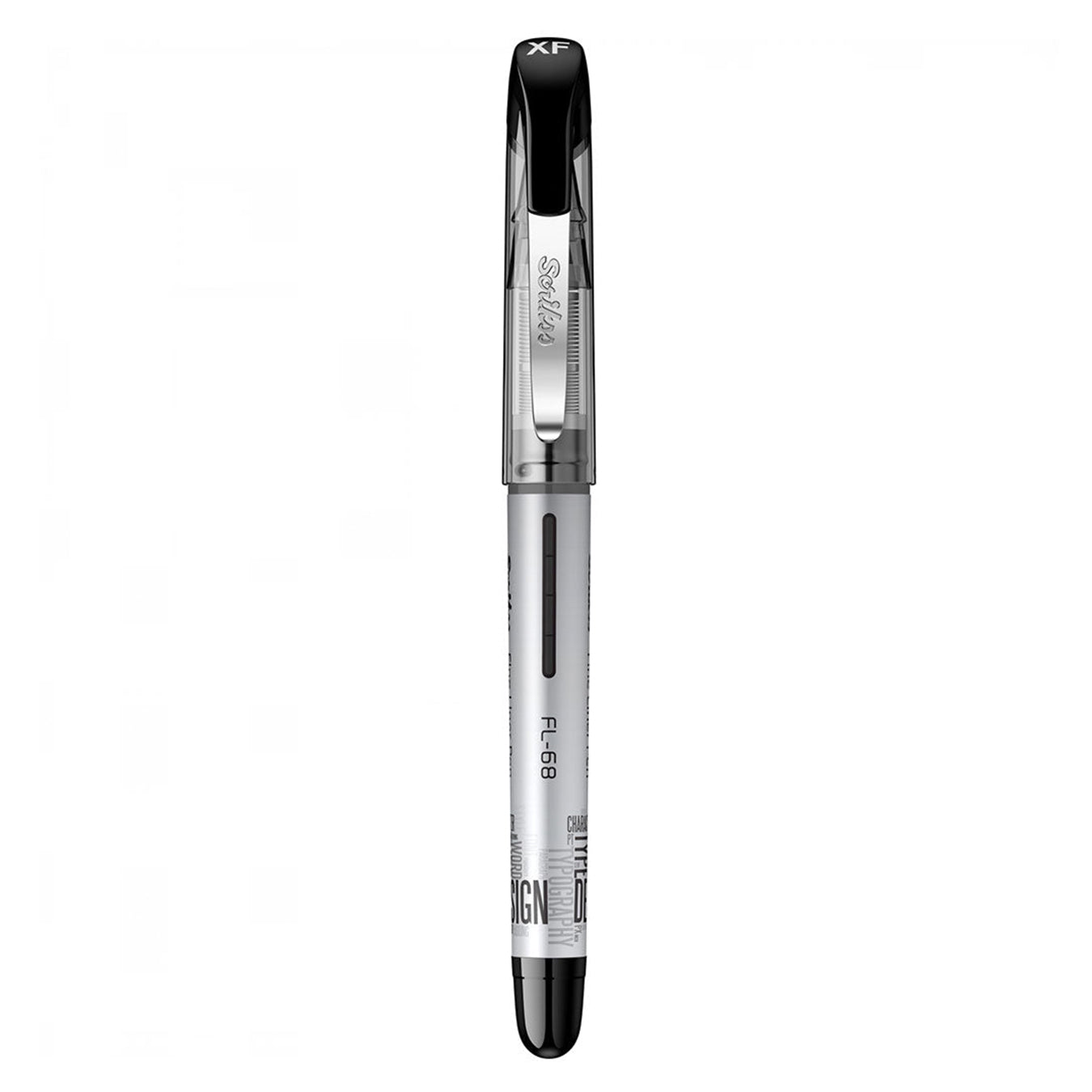 Scrikss FL-68 0.6mm Black Fineliner on a white background