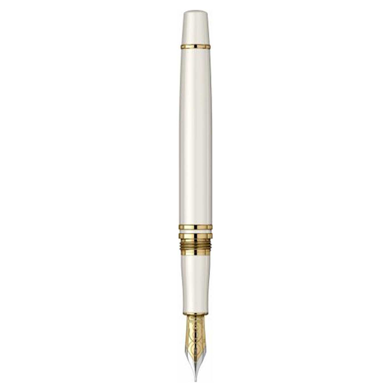 Scrikss Fortune Series Fountain Pen - White GT in White Background