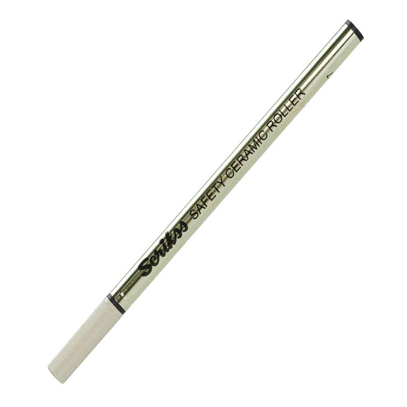 Scrikss safety ceramic rollerball pen refill on a white background