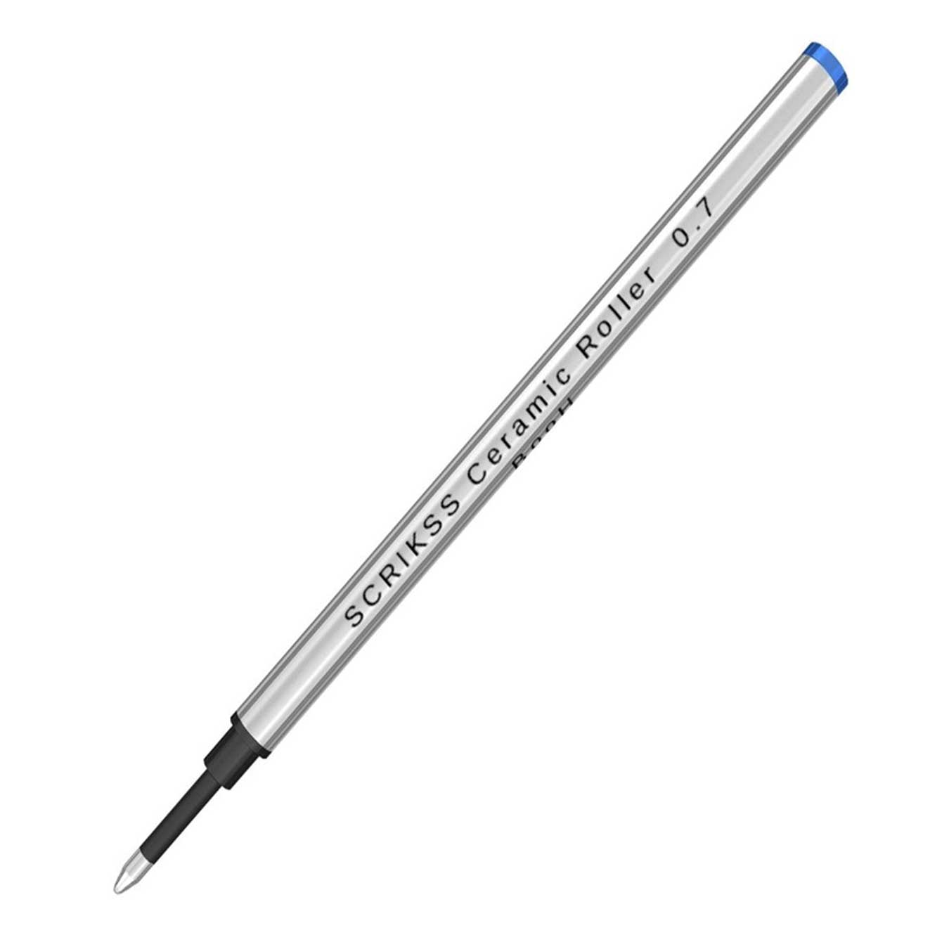 Scrikss Heritage Rollerball Pen Refill in Blue on a white background