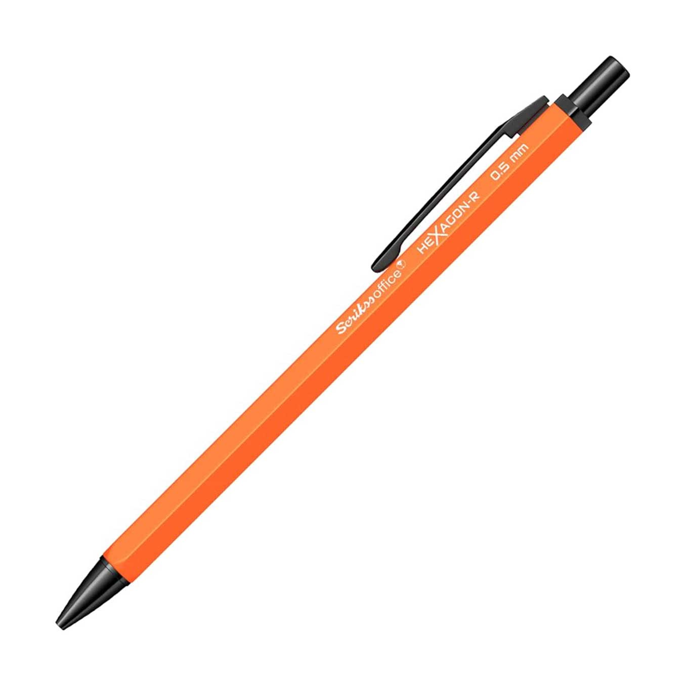 Scrikss Hexagon-R 0.5mm Mechanical Pencil in Orange