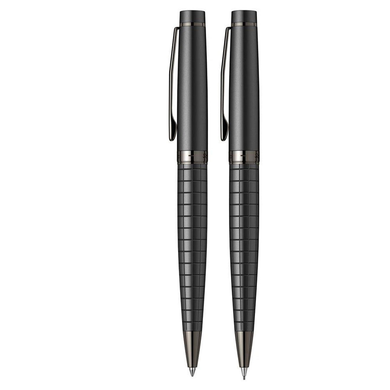 Scrikss Honour 38 Ball Point & Mechanical Pencil Set in Matte Black