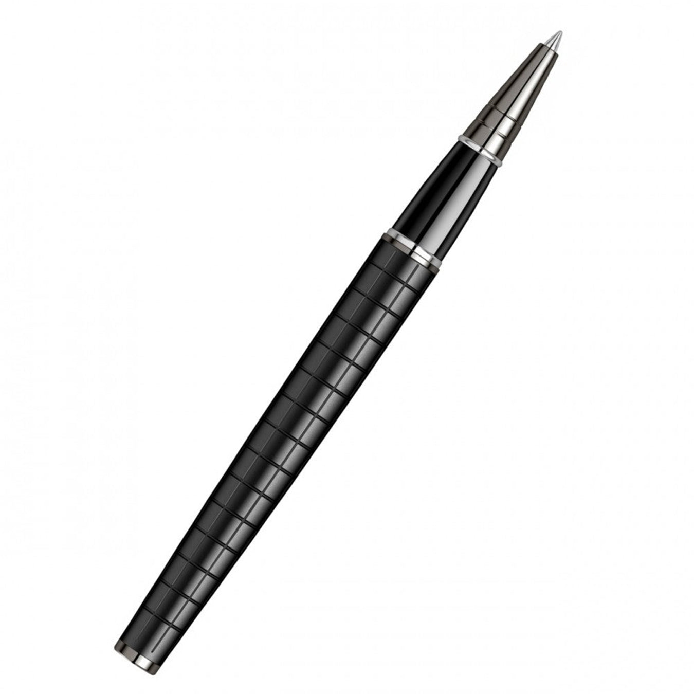 Scrikss Honour 38 Rollerball Pen in Matte Black on a white background