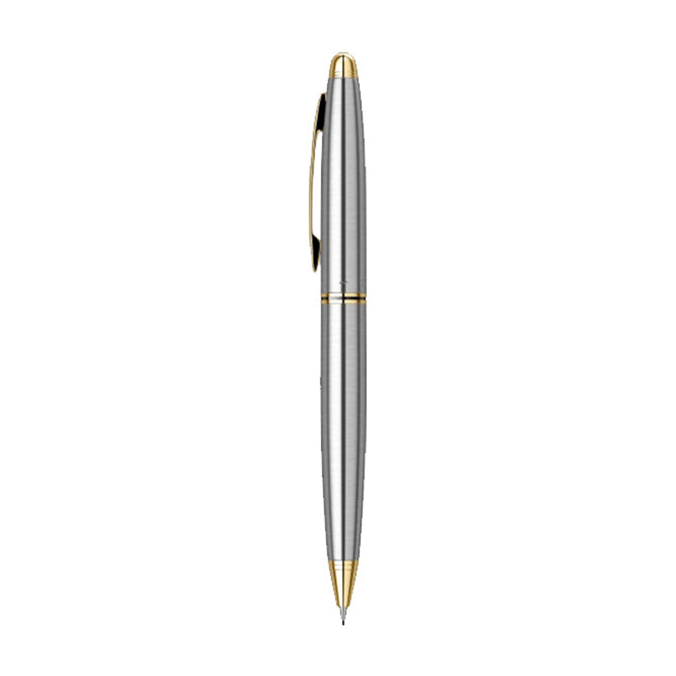 Scrikss Knight 88 Mechanical Pencil 0.7mm in Gold Chrome on a white background