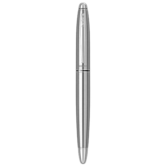 Scrikss Knight 88 Rollerball Pen in Chrome on a white background