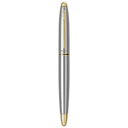 Scrikss Knight 88 Rollerball Pen in Gold Chrome on a white background