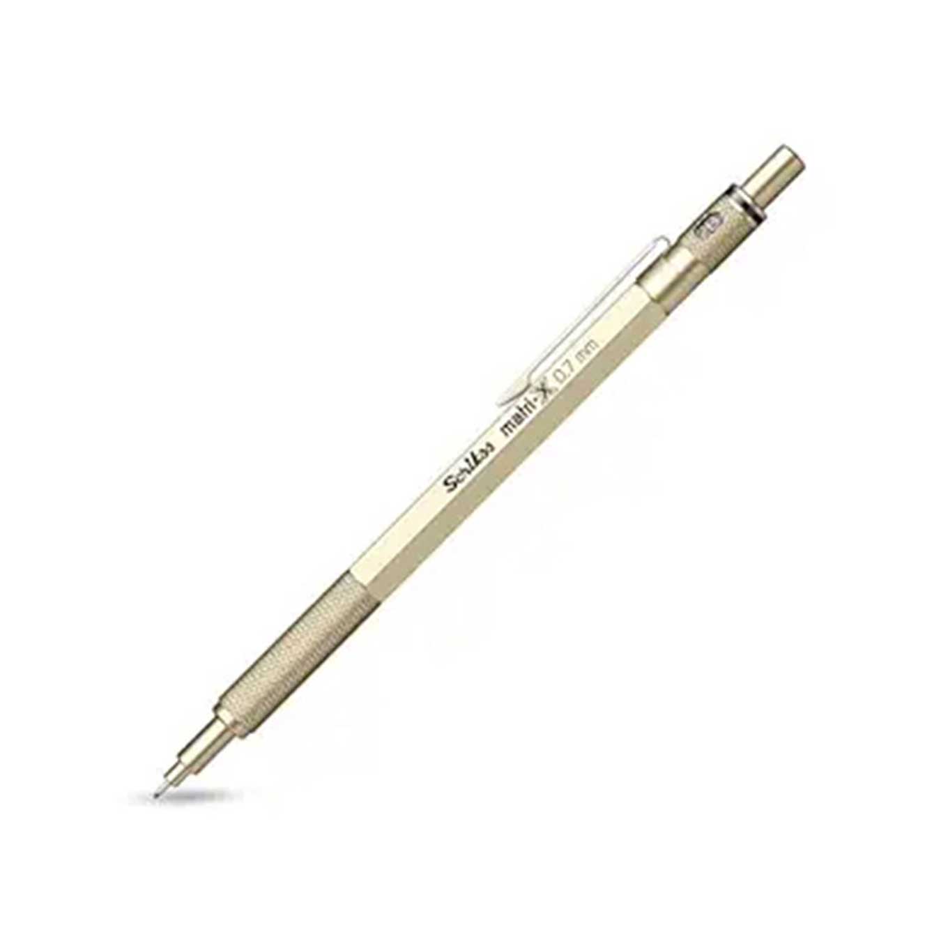 Scrikss Matri-X 0.7mm Mechanical Pencil in Metallic Gold