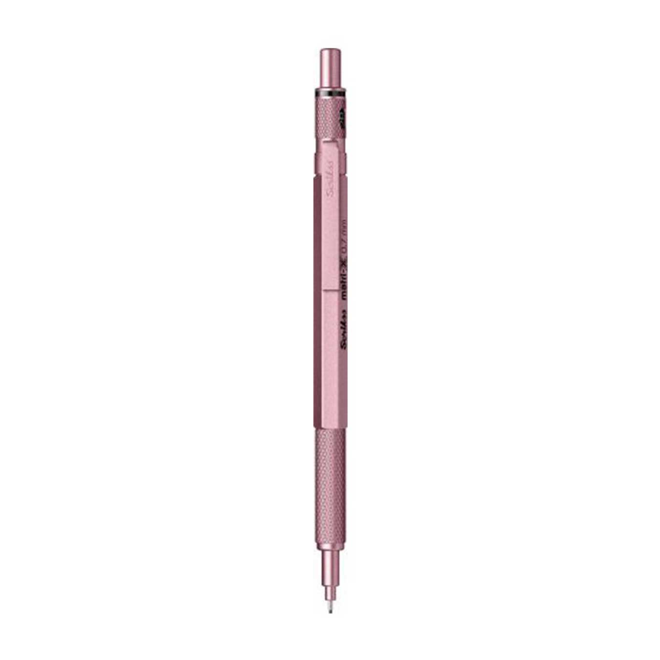 Scrikss Matri-X 0.7mm Mechanical Pencil - Metallic Light Pink