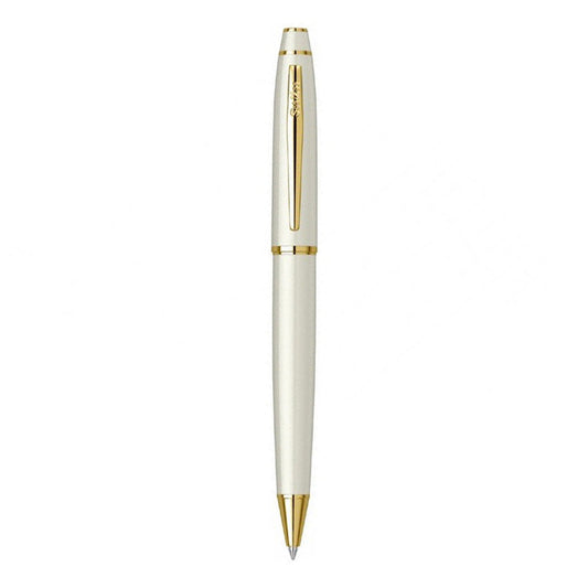 Scrikss Noble 35 Ballpoint Pen in Pearl White GT