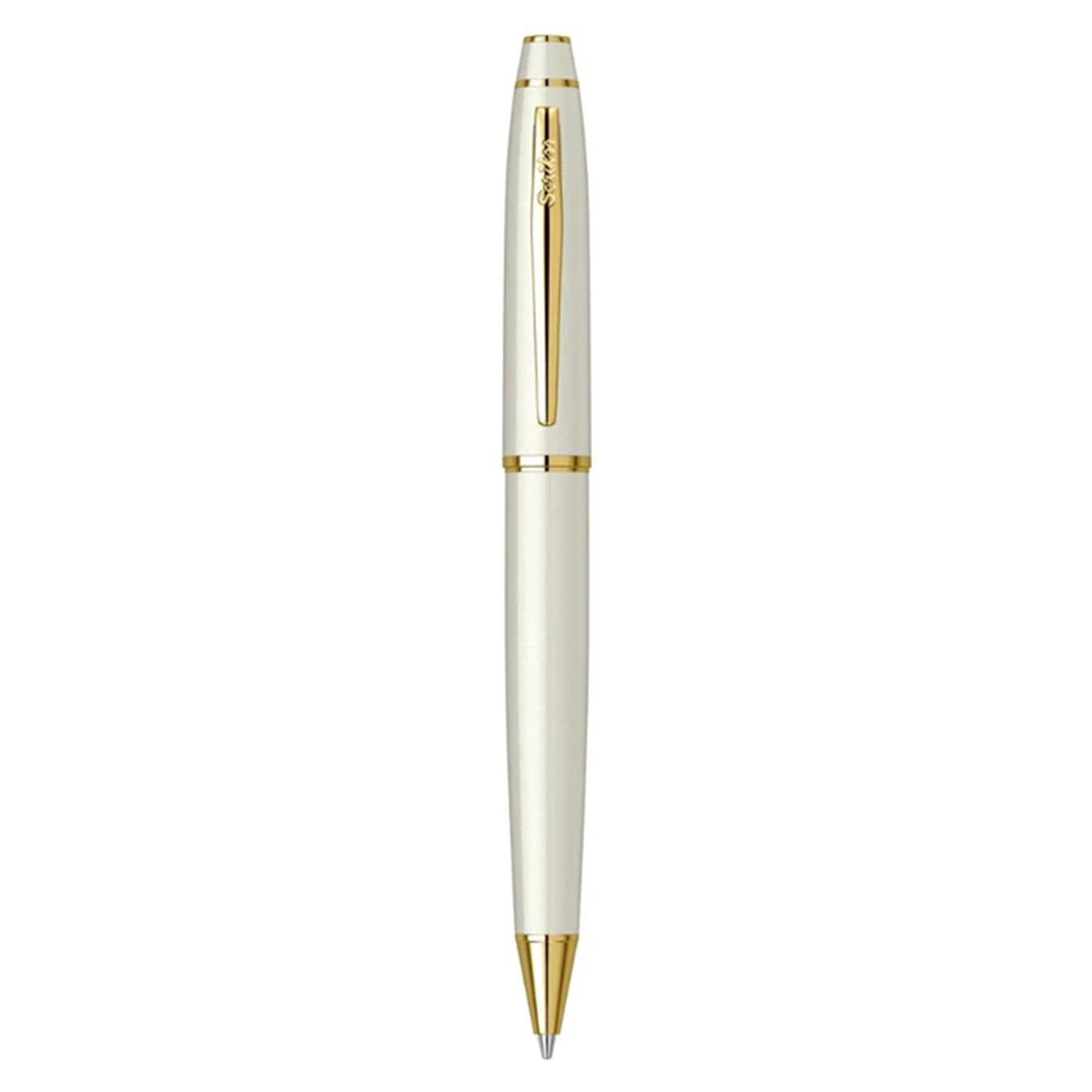 Scrikss Noble 35 Mechanical Pencil 0.7mm in Pearl White GT on a white background