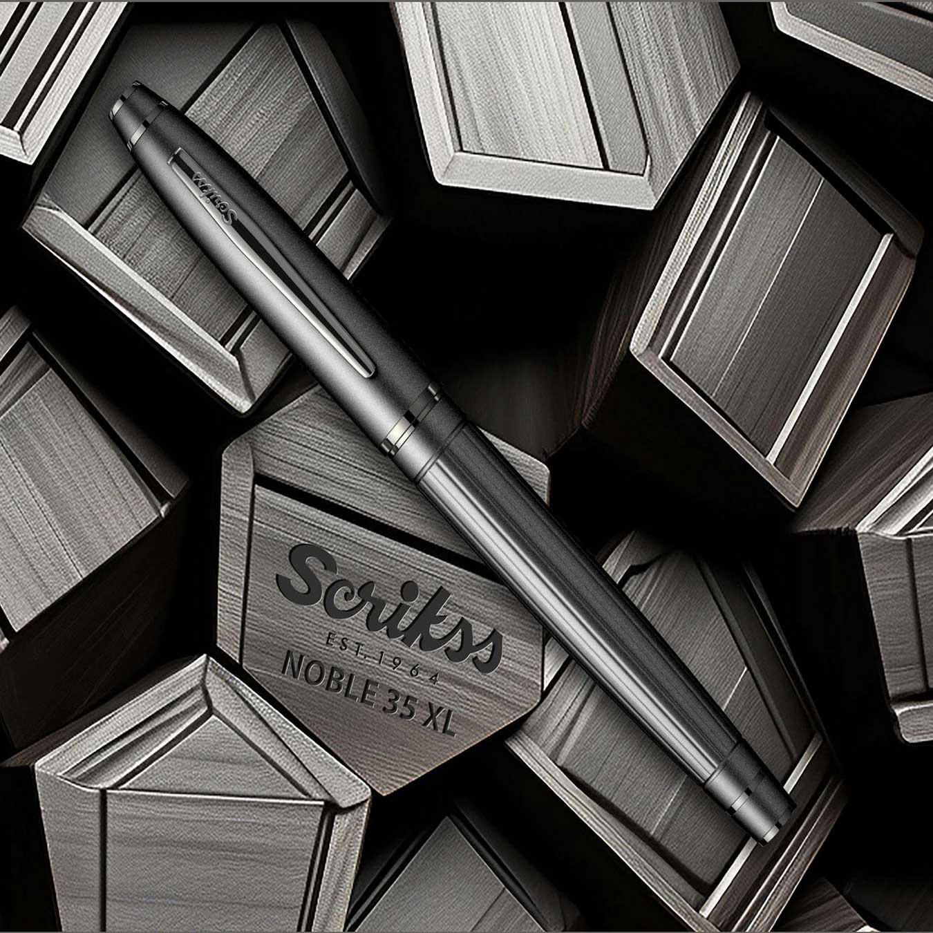 Scrikss Noble 350 Rollerball Pen - Anthracite