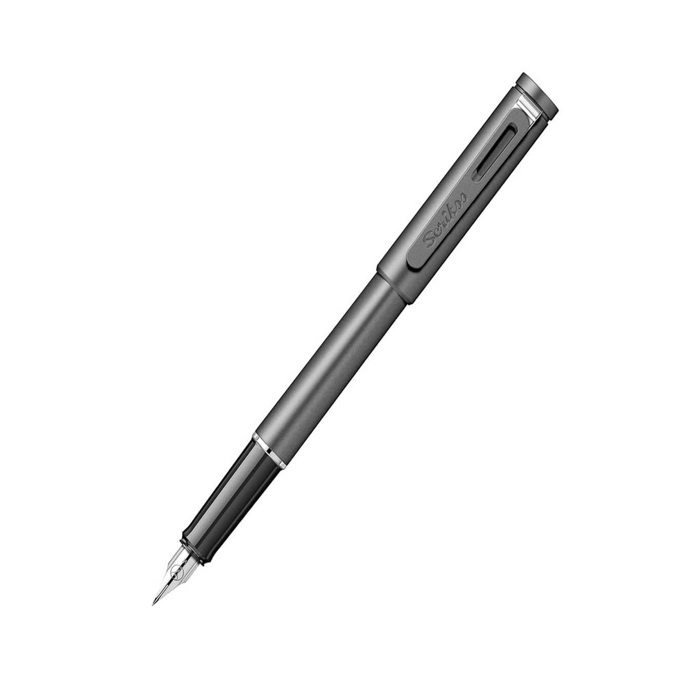 Scrikss Punto Series Medium Nib Grey Fountain Pen