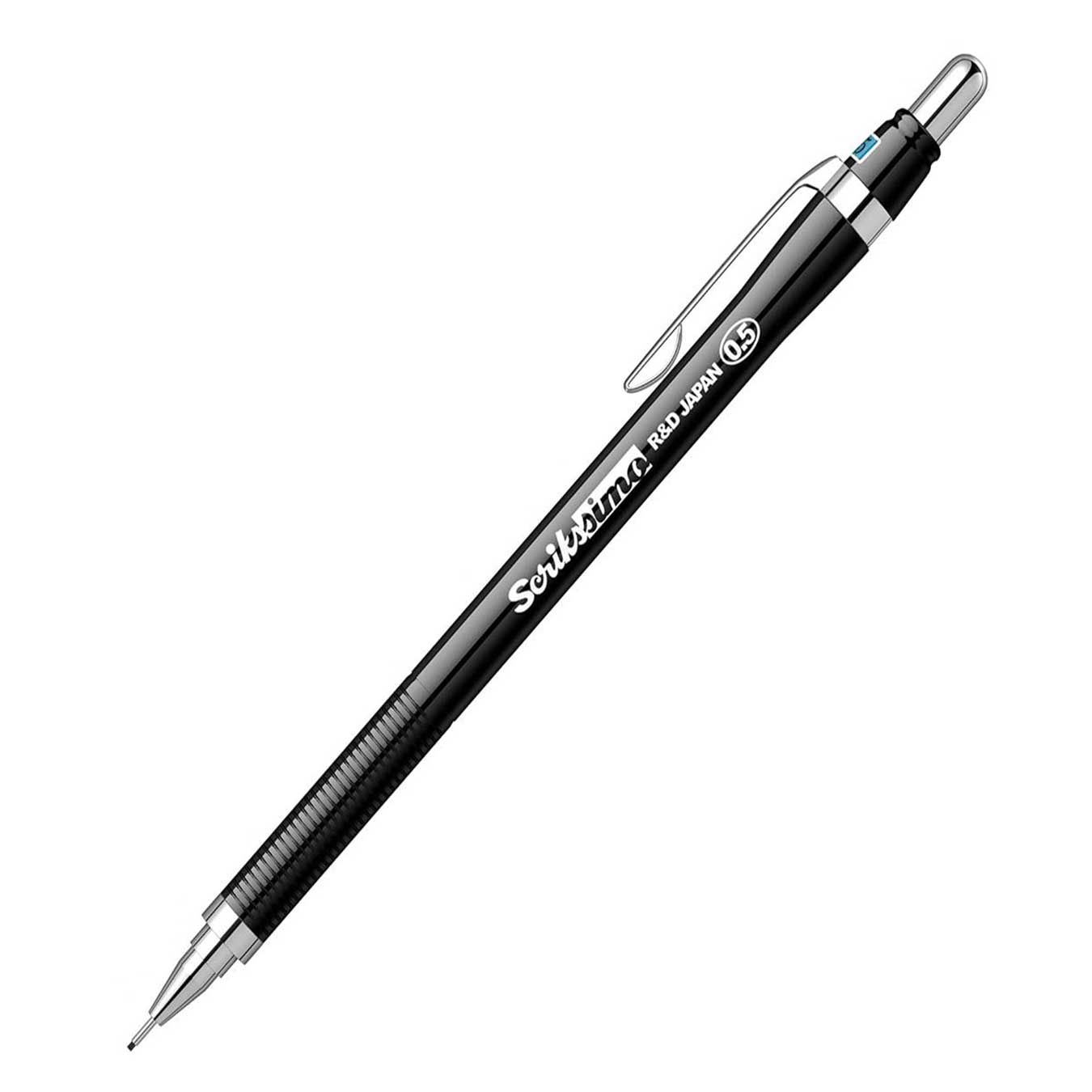 Scrikss Simo 0.5mm Mechanical Pencil in Black on a white background