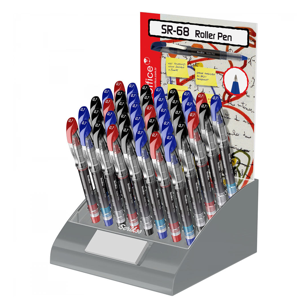 Scrikss SR-68 0.7mm Rollerball Pen - Red