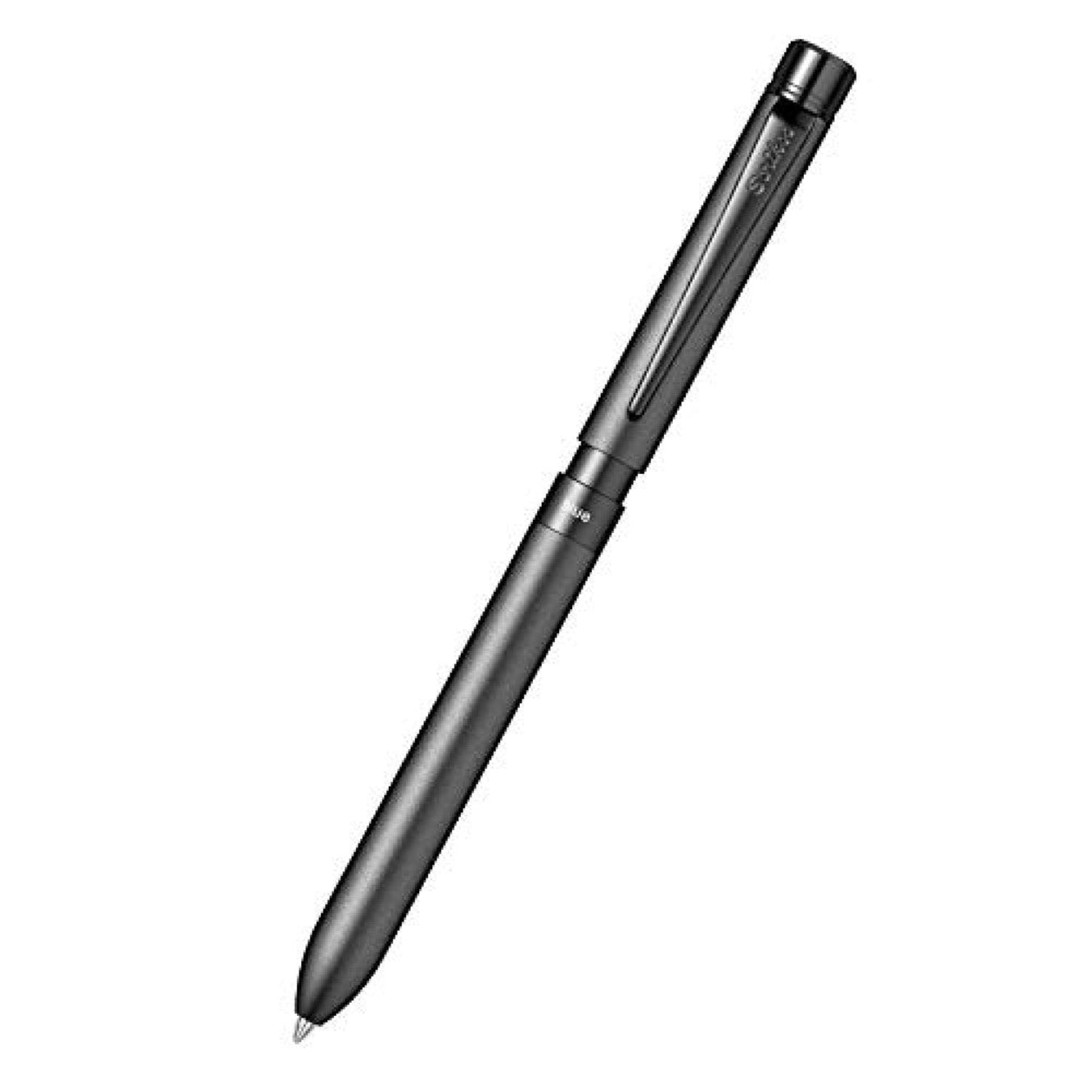 Scrikss Trio Sport 83 Multi Function Pen in Matte Black BT on white background