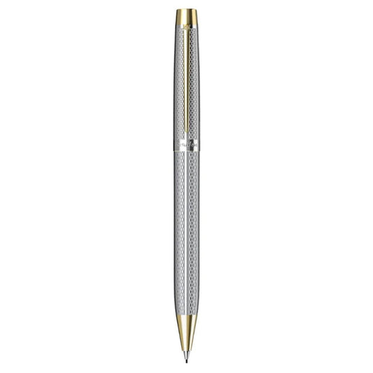Scrikss Venus-722 0.7mm Mechanical Pencil in Gold Chrome on a white background